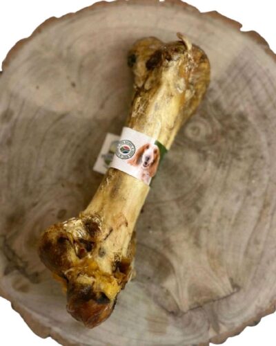 Paddock Farm' Natural Dog Treat - Ostrich Dino Bone, High Protein, Gluten & Grain Free, Low Fat, Dental Chew