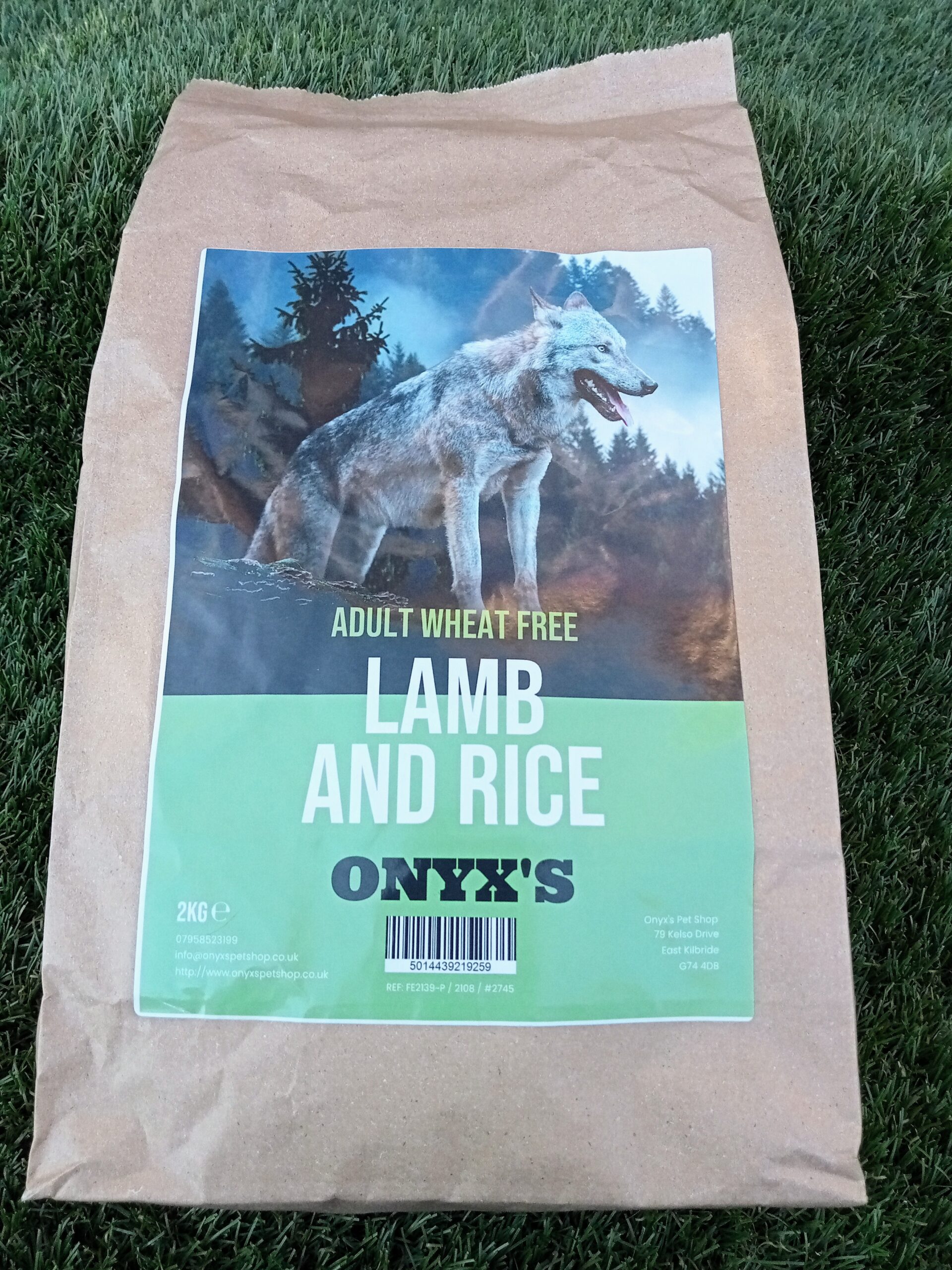 Onyx's - Wheat Free Adult Lamb & Rice