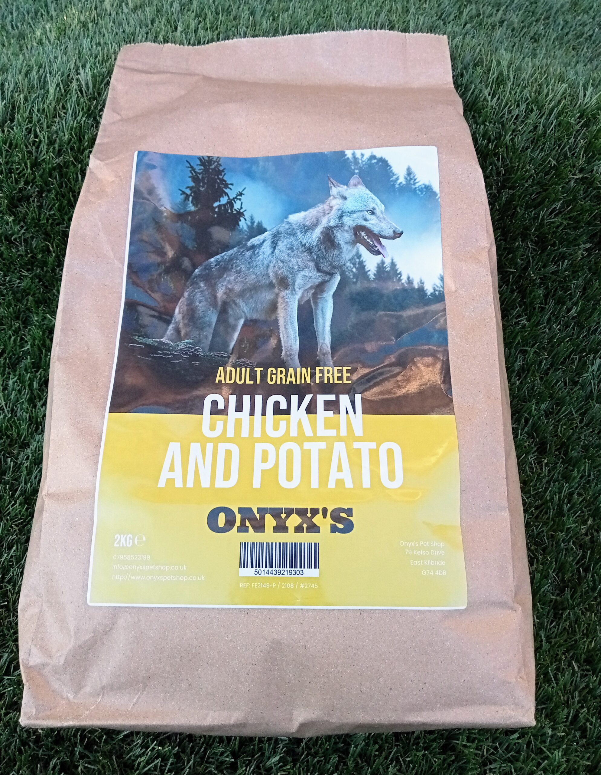 Onxy's - Grain Free Chicken & Potato Dry Food
