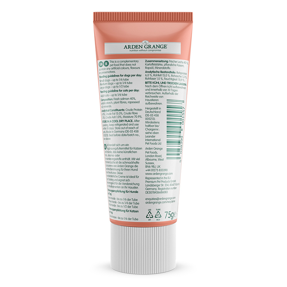 Arden Grange - Tasty Salmon Treat for Cats & Dogs (75g) - Image 2