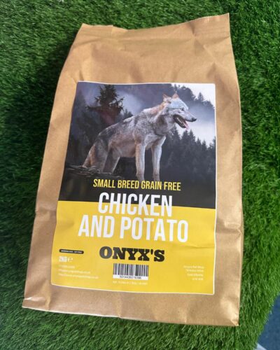 Onyx's - Grain Free Adult Small Breed Chicken and Potato (2KG)