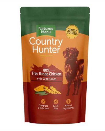 Country Hunter Adult Wet Dog Food - Free Range Chicken - 6x150g Pouches