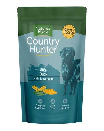 Country Hunter Adult Wet Dog Food - Duck - 6x150g Pouches