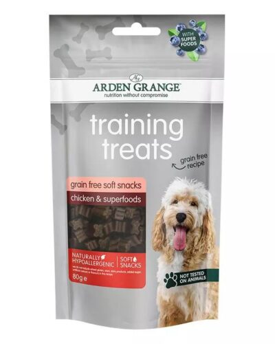 Arden Grange Training Treats Grain Free With fresh chicken & superfoods (80g)