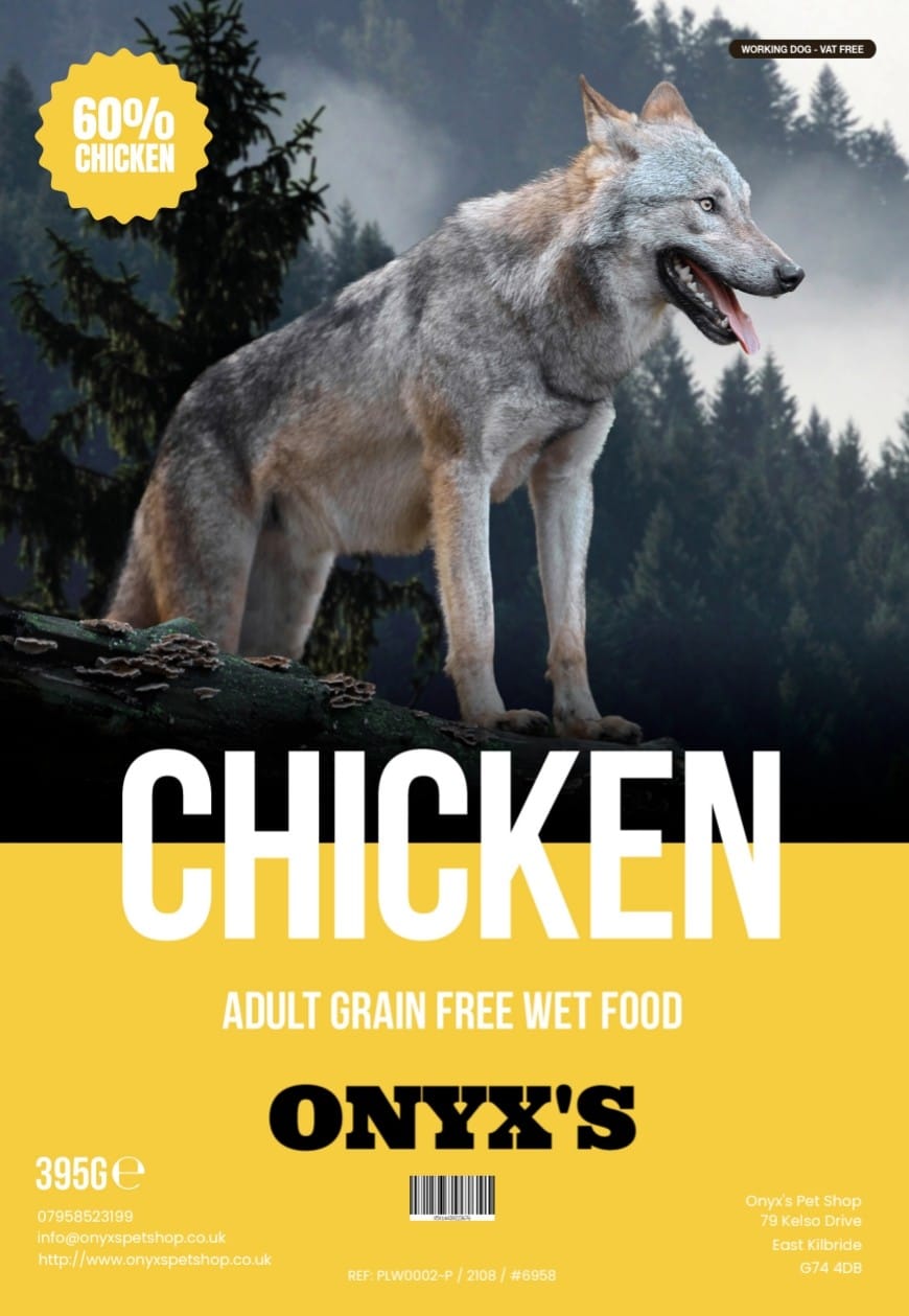 Onyx's Adult Grain Free Wet Dog Food (395g) 3 varieties available - Image 5