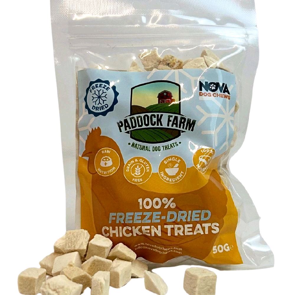 Paddock Farm - Freeze Dried Chicken Treats 50g
