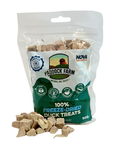 Paddock Farm - Freeze Dried Duck Treats 50g9