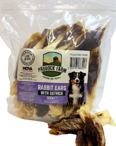 Rabbit Ears with Ostrich 500g