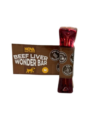 Nova Dog Chew - Wonder Bar Beef Liver 2 Sizes Available