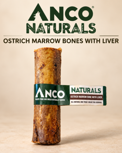Anco Naturals Ostrich Marrow Bones with Liver
